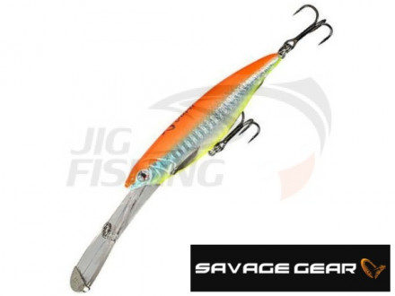 Bоблер Savage Gear Iron Mask Deep Diver 90SF Orange Flash