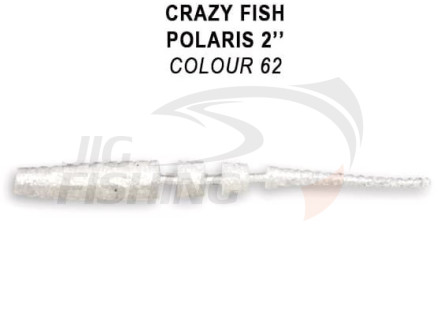 Мягкие приманки Crazy Fish Polaris 2.2&quot; 62