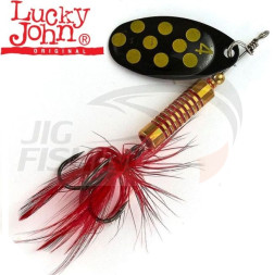 Блесна вращающаяся Lucky John Spin-X Round 4 11gr #BF