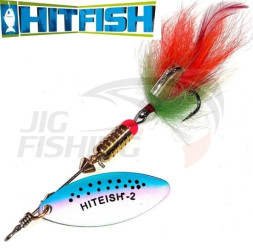 Вращающаяся блесна HitFish Palia Long #2 8gr 40mm 66