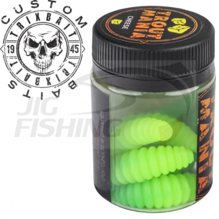 Мягкие приманки Trixbait Trout Mania Fifa 1.7&quot; #204 Chartreuse Lime Cheese