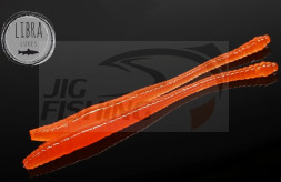 Мягкие приманки Libra Lures Dying Worm 70mm #011 Hot Orange