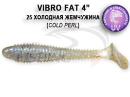 Мягкие приманки Crazy Fish Vibro Fat 4&quot; 25 Gold Perl