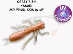 Мягкие приманки Crazy Fish Kasari 1&quot; 25D Pearl Skin by MF