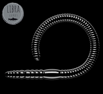 Мягкие приманки Libra Lures Flex Worm 95mm #040 Black
