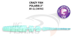 Мягкие приманки Crazy Fish Polaris 2.2&quot;  89 Glowing