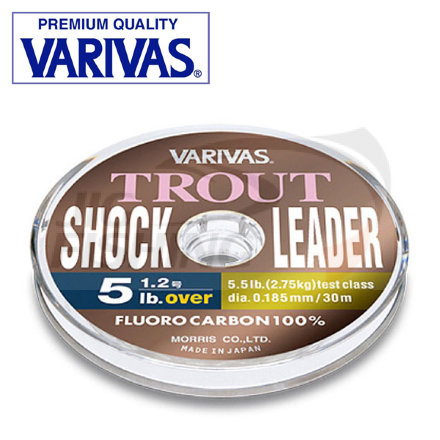 Флюорокарбон  Varivas Fluoro Carbon Trout Shock Leader 30м #2 0.235 4.25kg