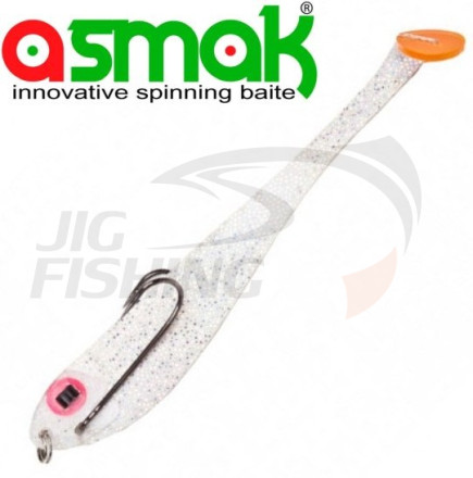 Плоские приманки Asmak Flat Bait Shad White 70mm