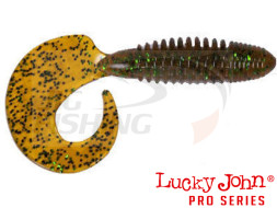 Мягкие приманки Lucky John Pro Series Crusher Grub 3.9'' #PA19