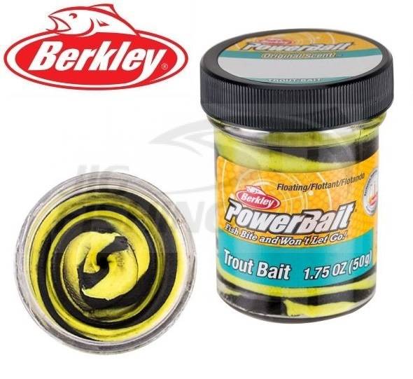 Паста форелевая Berkley Power Bait Trout Bait 50gr Bumblebee шмель