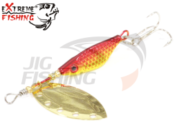 Блесна вертушка Extreme Fishing Absolute Obsession #2 9gr #12 G/Red/G