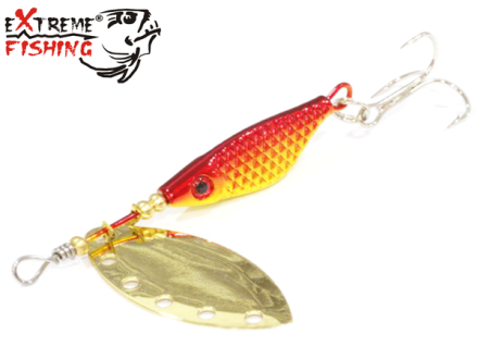 Блесна вертушка Extreme Fishing Absolute Obsession #2 9gr #12 G/Red/G