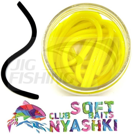 Мягкие приманки Nyaski.Club  Червь Лапша (Доширак) Yellow