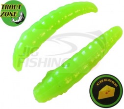 Мягкие приманки Trout Zone Paddle 1.3&quot; #Green Cheese (12шт/уп)