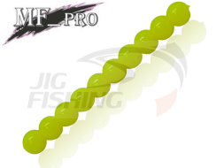 Мягкие приманки MF Pro Caviar Икра ?6mm #04 Chartreuse