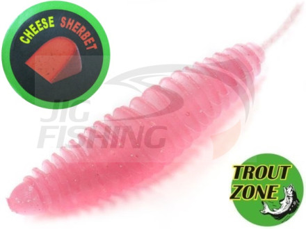 Мягкие приманки Trout Zone Plamp 2.2&quot; Pink FLK Cheese Sherbet