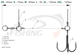 Стингер Vido Craft Stinger Eye Jig XL 105mm