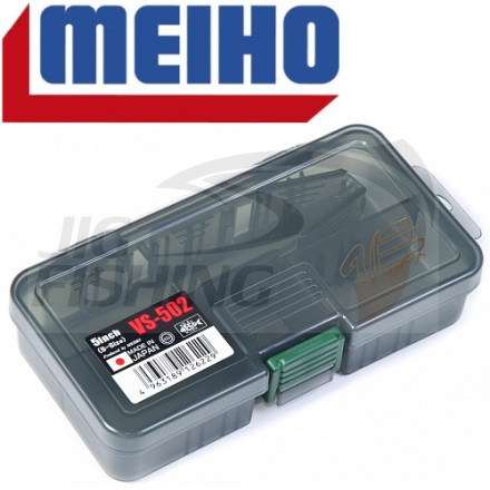 Коробка рыболовная Meiho/Versus VS-502 Black 138x77x31mm