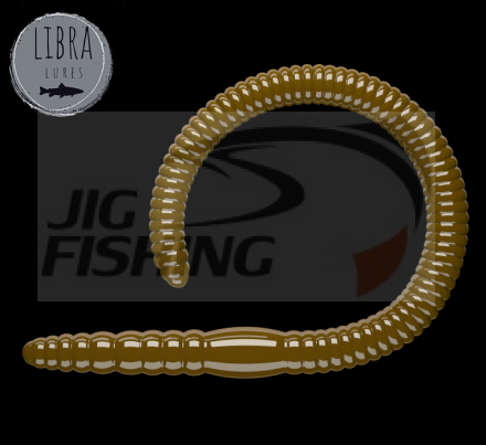 Мягкие приманки Libra Lures Flex Worm 95mm #038 Brown
