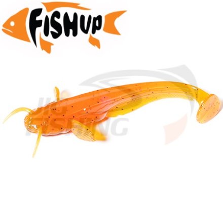 Мягкие приманки FishUp Catfish 3&quot; #049 Orange Pumpkin/Black