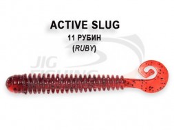 Мягкие приманки Crazy Fish Active Slug 2.8&quot; #11 Ruby