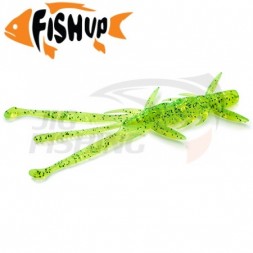 Мягкие приманки FishUp Shrimp 3&quot; #026 Flo Chartreuse/Green
