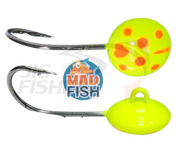 Таблетка форелевая MadFish 1.5гр/2.1гр #Chartreuse Orange 2шт/уп