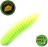 Мягкие приманки Trout Zone Ribber Pupa 1.8&quot; Flo Green Cheese