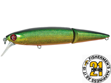 Воблер Pontoon21 Tantalisa-100JSP-SR 15gr #083 Gold Green