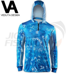 Худи Veduta Reptile Skin Forest Blue Water Air Series UPF50+ L