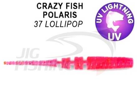 Мягкие приманки Crazy Fish Polaris 1.8&quot; 37 Lollipop