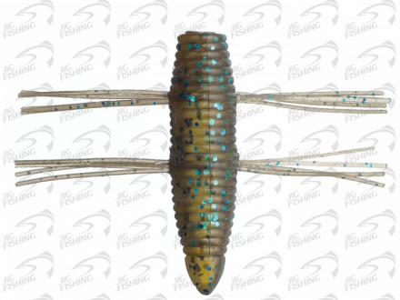 Мягкие приманки Fish Arrow AirBag Bug 2&quot; #11 Gp Blue Flake