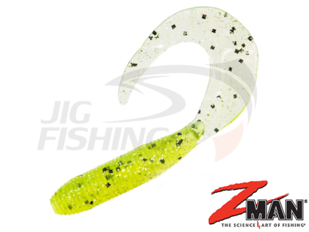 Мягкие приманки Z-man GrubZ 5&#039;&#039; #233 Chartreuse Sparkle