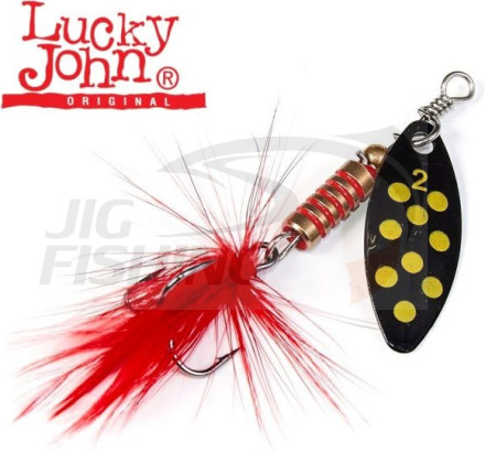 Блесна вращающаяся Lucky John Spin-X Long 5 12gr #BF