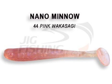 Мягкие приманки Crazy Fish Nano Minnow 1.6&quot;  44 Pink Wakasagi
