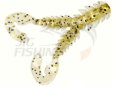 Мягкие приманки Bait Breath Bug Flap 2.4&quot; #143 Clear Black Gold