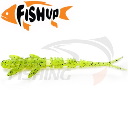 Мягкие приманки FishUp Flit 2&quot; #055 Chartreuse Black