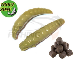 Мягкие приманки Trout Zone Paddle 1.3&quot; #Pellets (12шт/уп)