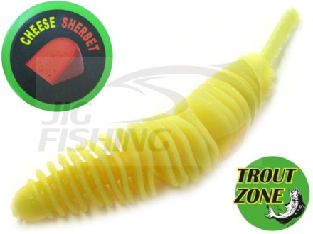 Мягкие приманки Trout Zone Plamp 2.2&quot; Yellow Cheese Sherbet