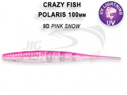 Мягкие приманки Crazy Fish Polaris Floating 4&quot; #9d Pink Snow