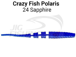 Мягкие приманки Crazy Fish Polaris 1.8&quot; 24 Sapphire