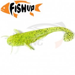 Мягкие приманки FishUp Catfish 3&quot; #055 Chartreuse/Black
