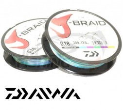 Шнур Daiwa J-Braid X8 150m Multicolor #0.6 0.06mm 4kg