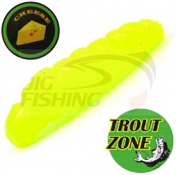 Мягкие приманки Trout Zone Dragonfly Larva 1.2&quot; #Chartreuse Cheese