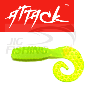 Мягкие приманки Attack Curly Twister 0.7&quot; #008
