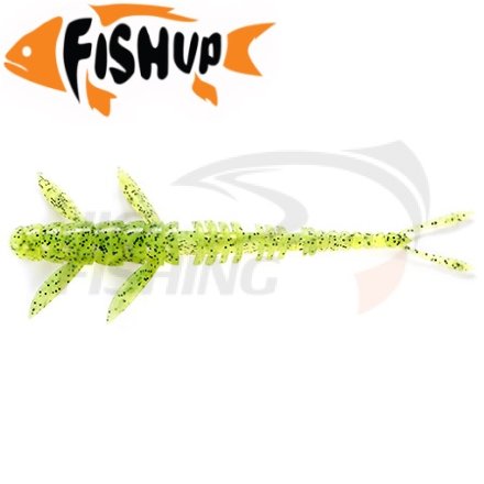 Мягкие приманки FishUp Flit 4&quot; #055  Chartreuse/Black