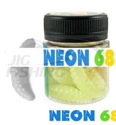 Силиконовые приманки Neon 68 Maggot 1.3'' 35mm #Glow