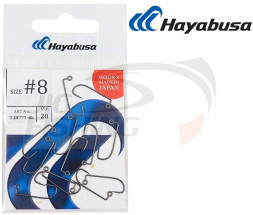 Крючки для джиг-головок Hayabusa JH777-BL #8 (20шт/уп)