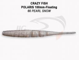Мягкие приманки Crazy Fish Polaris Floating 4&quot; #66 Pearl Snow