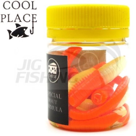 Мягкие приманки Cool Place червь Flat Worm 3.2&quot; #W/OR